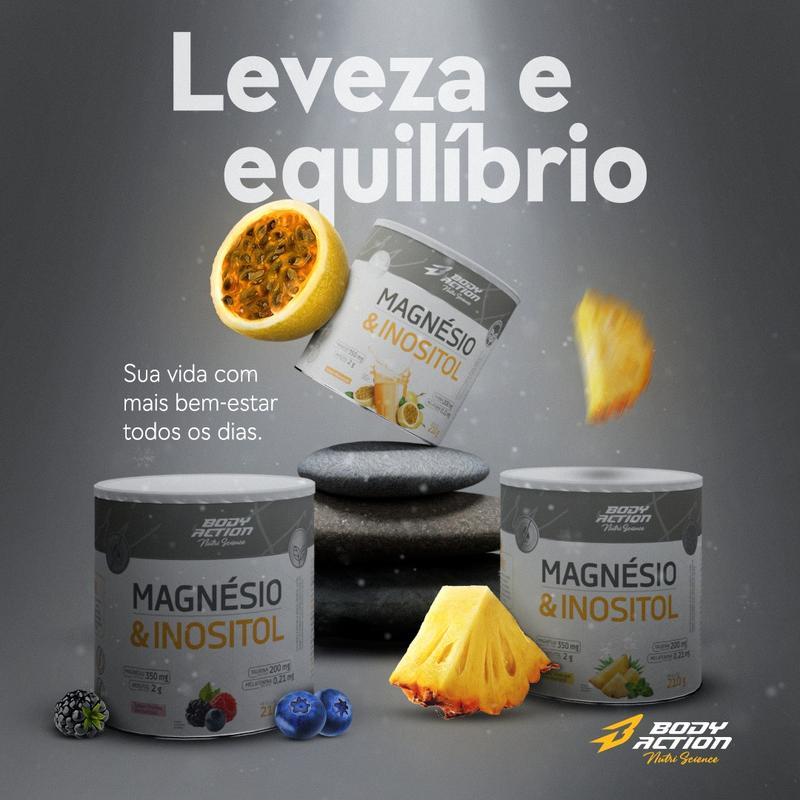 Magnésio & Inositol - Suplementação completa para a sua saúde! (Compre 1 Ganhe 2)
