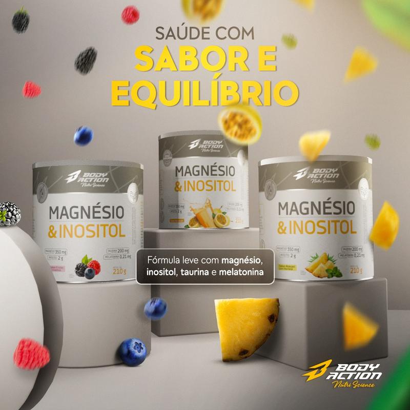 Magnésio & Inositol - Suplementação completa para a sua saúde! (Compre 1 Ganhe 2)