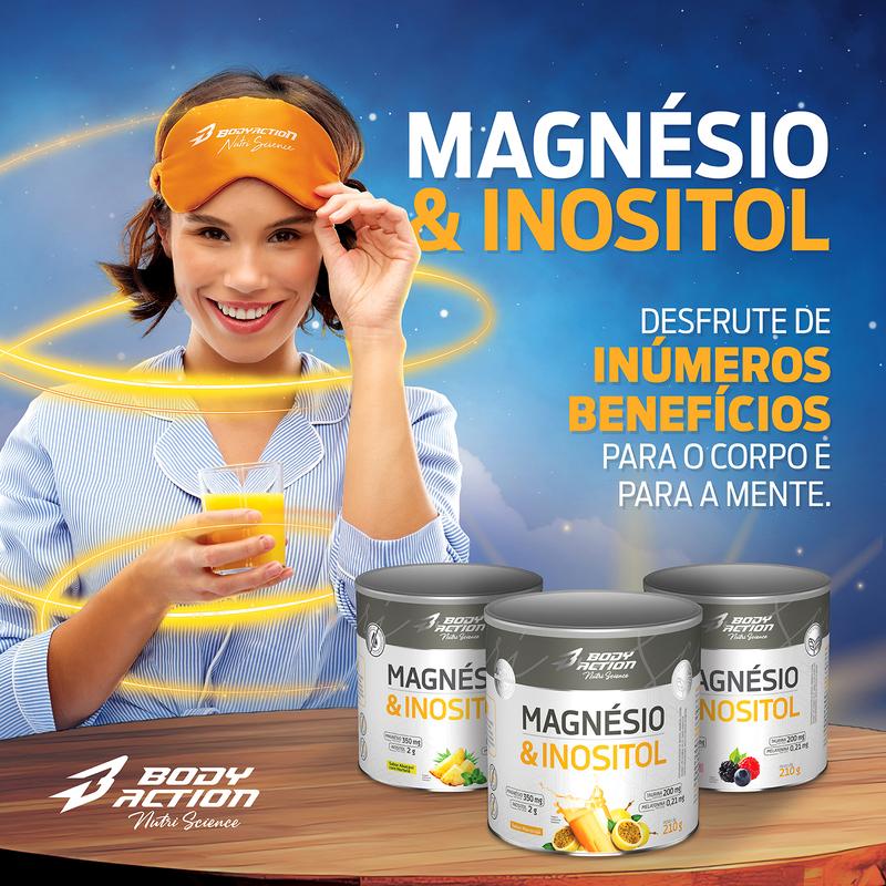 Magnésio & Inositol - Suplementação completa para a sua saúde! (Compre 1 Ganhe 2)